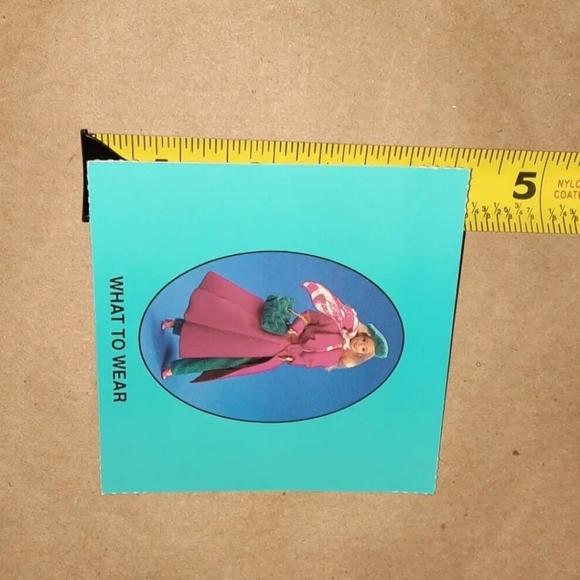 Vintage Barbie Card 1989 Barbie Just Us Girls Game Replacement Piece - Picture 6 of 6